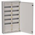 TITAN 5 Корпус металлический ЩРн-144 (2х72) 960х570х140мм IP31 серый (одна дверь) IEK