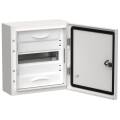 TITAN 5 Корпус металлический ЩРн-12 (1х12) 335х310х140мм IP54 белый (одна дверь) IEK