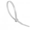 Хомут-стяжка 3,5x150мм, белый, уп.100шт, многоразовый, REXANT 07-0159