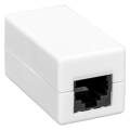Адаптер проходной, кат.6, UTP, RJ45-RJ45, белый, TERACOM PRO TRP-INLC-2RJ45-6UTP-WH