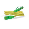 Патч-корд 4 пары, 2хRJ45, 20м, Кат.6a, UTP, желтый, LSZH, Hyperline PC-LPM-UTP-RJ45-RJ45-C6a-20M-LSZH-YL