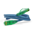 Патч-корд 4 пары, 2хRJ45, 0,5м, Кат.6a, UTP, синий, LSZH, Hyperline PC-LPM-UTP-RJ45-RJ45-C6a-0.5M-LSZH-BL