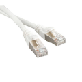 Патч-корд 4 пары, 2хRJ45, 5м, Кат.6, FTP, белый, LSZH, Hyperline PC-LPM-STP-RJ45-RJ45-C6-5M-LSZH-WH