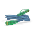 Патч-корд 4 пары, 2хRJ45, 1м, Кат.6a, UTP, синий, LSZH, Hyperline PC-LPM-UTP-RJ45-RJ45-C6a-1M-LSZH-BL