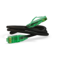 Патч-корд 4 пары, 2хRJ45, 1,5м, Кат.6a, UTP, черный, LSZH, Hyperline PC-LPM-UTP-RJ45-RJ45-C6a-1.5M-LSZH-BK