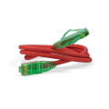 Патч-корд 4 пары, 2хRJ45, 15м, Кат.6a, UTP, красный, LSZH, Hyperline PC-LPM-UTP-RJ45-RJ45-C6a-15M-LSZH-RD