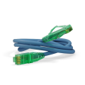 Патч-корд 4 пары, 2хRJ45, 1,5м, Кат.6a, UTP, синий, LSZH, Hyperline PC-LPM-UTP-RJ45-RJ45-C6a-1.5M-LSZH-BL