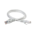 Патч-корд 4 пары, 2хRJ45, 10м, Кат.6, UTP, серый, PVC, ITK PC01-C6U-10M