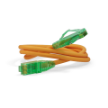 Патч-корд 4 пары, 2хRJ45, 0,5м, Кат.6a, UTP,оранжевый, LSZH, Hyperline PC-LPM-UTP-RJ45-RJ45-C6a-0.5M-LSZH-OR
