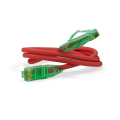 Патч-корд 4 пары, 2хRJ45, 2м, Кат.6a, UTP, красный, LSZH, Hyperline PC-LPM-UTP-RJ45-RJ45-C6a-2M-LSZH-RD