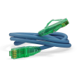 Патч-корд 4 пары, 2хRJ45, 15м, Кат.6a, UTP, синий, LSZH, Hyperline PC-LPM-UTP-RJ45-RJ45-C6a-15M-LSZH-BL