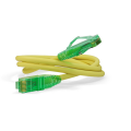 Патч-корд 4 пары, 2хRJ45, 2м, Кат.6a, UTP, желтый, LSZH, Hyperline PC-LPM-UTP-RJ45-RJ45-C6a-2M-LSZH-YL