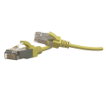 Патч-корд 4 пары, 2хRJ45, 5м, Кат.6, S/FTP, желтый, LSZH, Hyperline PC-LPT-SFTP-RJ45-RJ45-C6-5M-LSZH-YL