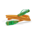 Патч-корд 4 пары, 2хRJ45, 5м, Кат.6a, UTP, оранжевый, LSZH, Hyperline PC-LPM-UTP-RJ45-RJ45-C6a-5M-LSZH-OR