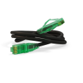 Патч-корд 4 пары, 2хRJ45, 0,5м, Кат.6a, UTP, черный, LSZH, Hyperline PC-LPM-UTP-RJ45-RJ45-C6a-0.5M-LSZH-BK