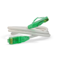 Патч-корд 4 пары, 2хRJ45, 3м, Кат.6a, UTP, белый, LSZH, Hyperline PC-LPM-UTP-RJ45-RJ45-C6a-3M-LSZH-WH
