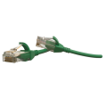 Патч-корд 4 пары, 2хRJ45, 5м, Кат.6, UTP, зеленый, LSZH, Hyperline PC-LPT-UTP-RJ45-RJ45-C6-5M-LSZH-GN