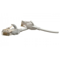 Патч-корд 4 пары, 2хRJ45, 5м, Кат.6, UTP, белый, LSZH, Hyperline PC-LPT-UTP-RJ45-RJ45-C6-5M-LSZH-WH