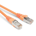 Патч-корд 4 пары, 2хRJ45, 2м, Кат.6, FTP, оранжевый, LSZH, Hyperline PC-LPM-STP-RJ45-RJ45-C6-2M-LSZH-OR