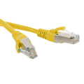 Патч-корд 4 пары, 2хRJ45, 2м,Кат.6, SF/UTP, желтый, LSZH, Hyperline PC-LPM-SFTP-RJ45-RJ45-C6-2M-LSZH-YL