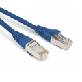 Патч-корд 4 пары, 2хRJ45, 3м, Кат.6, SF/UTP, синий, LSZH, Hyperline PC-LPM-SFTP-RJ45-RJ45-C6-3M-LSZH-BL