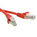Патч-корд 4 пары, 2хRJ45, 2м, Кат.6, SF/UTP, красный, LSZH, Hyperline PC-LPM-SFTP-RJ45-RJ45-C6-2M-LSZH-RD