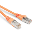 Патч-корд 4 пары, 2хRJ45, 5м, Кат.5e, FTP, оранжевый, LSZH, Hyperline PC-LPM-STP-RJ45-RJ45-C5e-5M-LSZH-OR