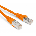 Патч-корд 4 пары, 2хRJ45, 5м, Кат.5e, SF/UTP, оранжевый, LSZH, Hyperline PC-LPM-SFTP-RJ45-RJ45-C5e-5M-LSZH-OR