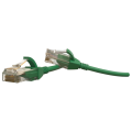Патч-корд 4 пары, 2хRJ45, 1м, Кат.6, UTP, зеленый, LSZH, Hyperline PC-LPT-UTP-RJ45-RJ45-C6-1M-LSZH-GN