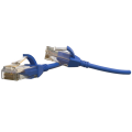 Патч-корд 4 пары, 2хRJ45, 1м, Кат.6, UTP, синий, LSZH, Hyperline PC-LPT-UTP-RJ45-RJ45-C6-1M-LSZH-BL
