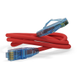 Патч-корд 4 пары, 2хRJ45, 0,5м, Кат.6, UTP, красный, LSZH, Hyperline PC-LPM-UTP-RJ45-RJ45-C6-0.5M-LSZH-RD