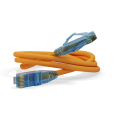 Патч-корд 4 пары, 2хRJ45, 10м, Кат.6, UTP, оранжевый, LSZH, Hyperline PC-LPM-UTP-RJ45-RJ45-C6-10M-LSZH-OR