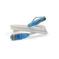 Патч-корд 4 пары, 2хRJ45, 15м, Кат.6, UTP, белый, LSZH, Hyperline PC-LPM-UTP-RJ45-RJ45-C6-15M-LSZH-WH