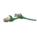 Патч-корд 4 пары, 2хRJ45, 2м, Кат.6, UTP, зеленый, LSZH, Hyperline PC-LPT-UTP-RJ45-RJ45-C6-2M-LSZH-GN