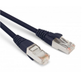 Патч-корд 4 пары, 2хRJ45, 5м, Кат.5e, SF/UTP, черный, LSZH, Hyperline PC-LPM-SFTP-RJ45-RJ45-C5e-5M-LSZH-BK