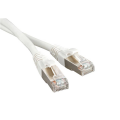 Патч-корд 4 пары, 2хRJ45, 5м, Кат.5e, FTP, белый, LSZH, Hyperline PC-LPM-STP-RJ45-RJ45-C5e-5M-LSZH-WH