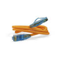 Патч-корд 4 пары, 2хRJ45, 3м, Кат.6, UTP, оранжевый, LSZH, Hyperline PC-LPM-UTP-RJ45-RJ45-C6-3M-LSZH-OR