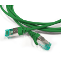 Патч-корд 4 пары, 2хRJ45, 2м, Кат.6a, S/FTP, зеленый, LSZH, Hyperline PC-LPT-SFTP-RJ45-RJ45-C6a-2M-LSZH-GN