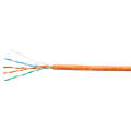 Кабель UTP 4 пары, Кат.5е, внутр., 0,50мм, PVC, оранж., 100м, Cabeus UTP-4P-Cat.5e-SOLID-OR-100
