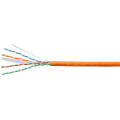 Кабель UTP 4 пары, Кат.6, внутр., 0,57мм, LSZH, оранж., 500м, Cabeus UTP-4P-Cat.6-SOLID-LSZH-500