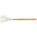 Кабель S/FTP, 4 пары, Кат.6, внутр., 0,57мм, LSZH, оранж., 305м, Cabeus SFTP-4P-Cat.6-SOLID-LSZH
