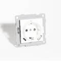 Розетка электрическая 2К+З, 125-250В, USB, 2-местная, тип А и С, белая, SPL 201005