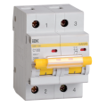Выключатель автоматический ВА47-100 2Р 100А 10 кА х-ка С, IEK MVA40-2-100-C
