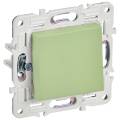 SKANDY Выключатель 1-клавишный кнопочный 10А SK-V14G мятный IEK