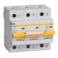 Выключатель автоматический ВА47-100 3Р 32А 10кА х-ка С, IEK MVA40-3-032-C