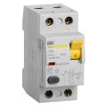 Выключатель дифференциальный ВД1-63 2Р 16А 300мА, IEK MDV10-2-016-300