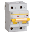 Выключатель автоматический ВА47-100 2Р 100А 10кА х-ка D, IEK MVA40-2-100-D