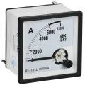 Амперметр Э47 6000/5А класс точности 1,5 72х72мм IEK