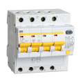 Автомат дифференциальный АД14 4Р 50А 300мА, IEK MAD10-4-050-C-300