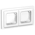 FLITE Рамка 2-местная IP55 Рпро-2-55-ФлБ белый IEK